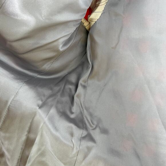 Freedberg of Boston Plaid Double Breasted Blazer 6 Red Gray Wool Jacket Academia - Picture 6 of 10